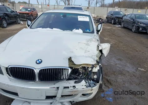 2006 BMW 750Li z USA, uszkodzony, nr VIN WBAHN83546DT29566